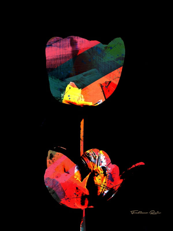 FLOR TEXTURIZADA