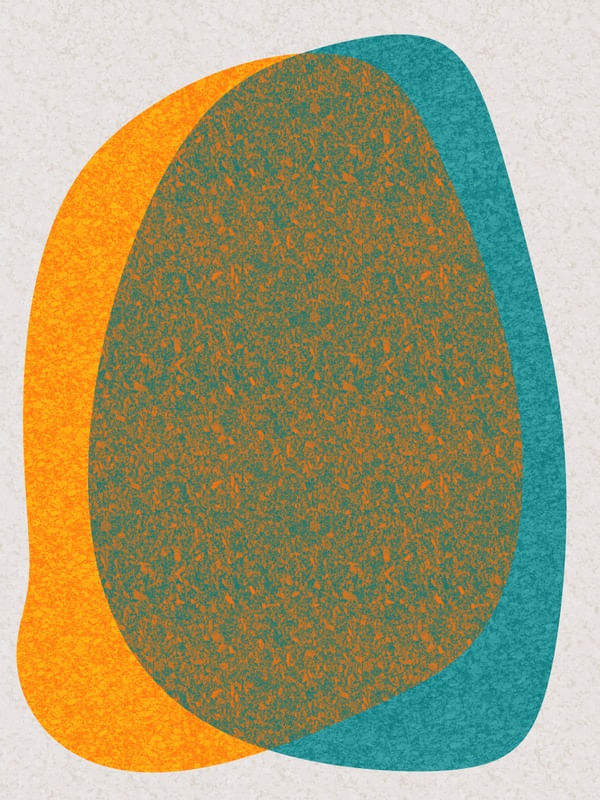 ARTE CONTORNOS MINIMALISTAS SÉRIE CORES TONS DE AMARELO AZUL TURQUESA OP 17
