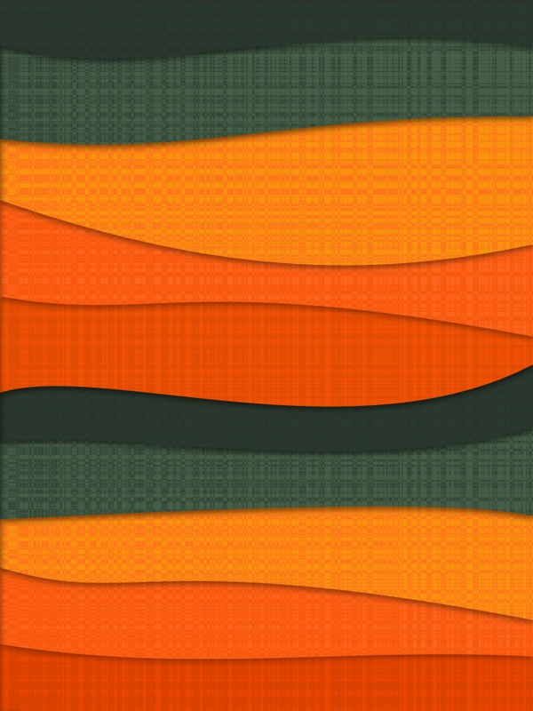ABSTRATO CAMADAS E CORES SÉRIE TONS DE VERDE LARANJA OP 22