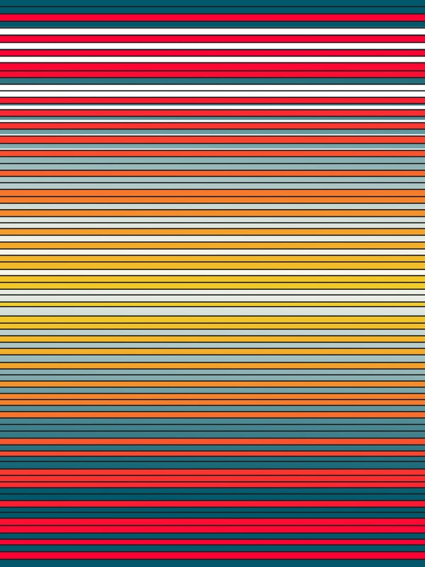 ARTE LISTRAS E CORES SÉRIE TONS AMARELO VERMELHO AZUL OP 22