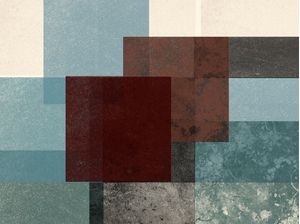CORES E FORMAS ARTE TONS AZUL CINZA VERMELHO OP 26