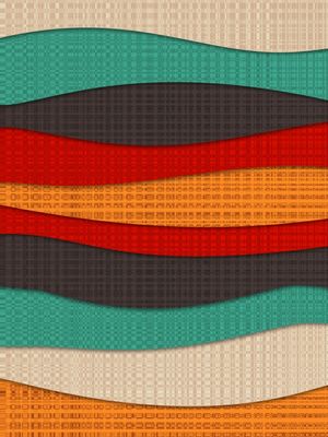 ABSTRATO CAMADAS E CORES SÉRIE TONS DE VERDE TURQUESA LARANJA OP 24