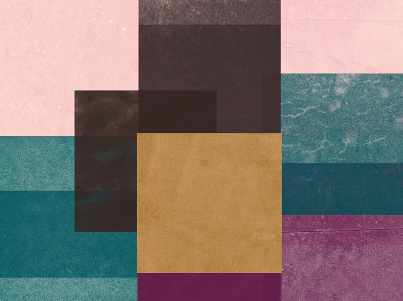 CORES E FORMAS ARTE TONS ROSA VERDE OCRE OP 28