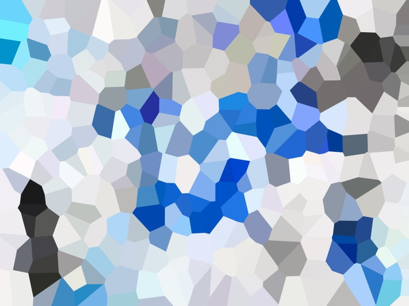 MOSAICO MODERNO ABSTRATO SÉRIE CORES TONS AZUL CINZA OP 25