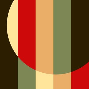 CÍRCULO GRADIENT SÉRIE TONS DE VERDE E VERMELHO OP 28