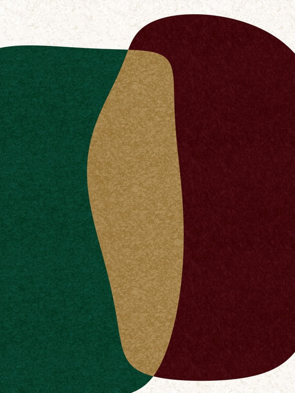 ARTE CONTORNOS MINIMALISTAS SÉRIE CORES TONS VERDE MARROM VINHO OP 21