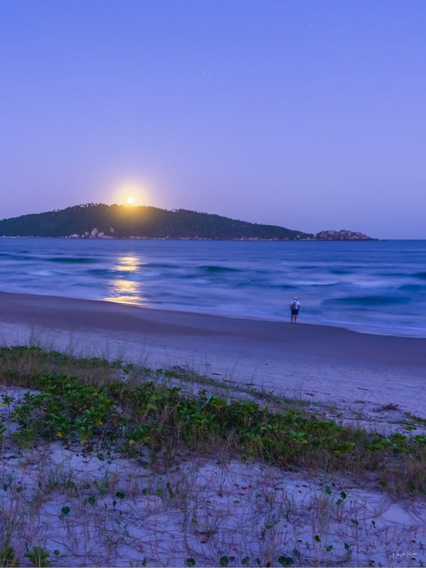 LUA CHEIA NA LHA DO CAMPECHE - FLORIANÓPOLIS - DIPTICO 02
