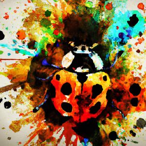 JOANINHA AQUARELADO ABSTRATO I