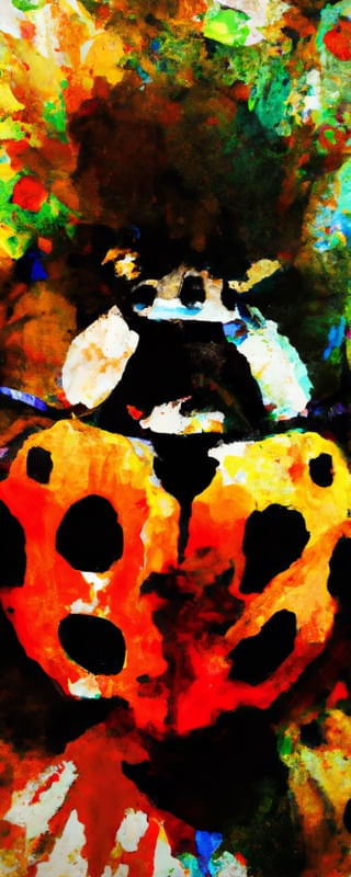 JOANINHA AQUARELADO ABSTRATO