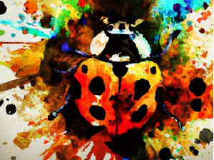 JOANINHA AQUARELADO ABSTRATO III