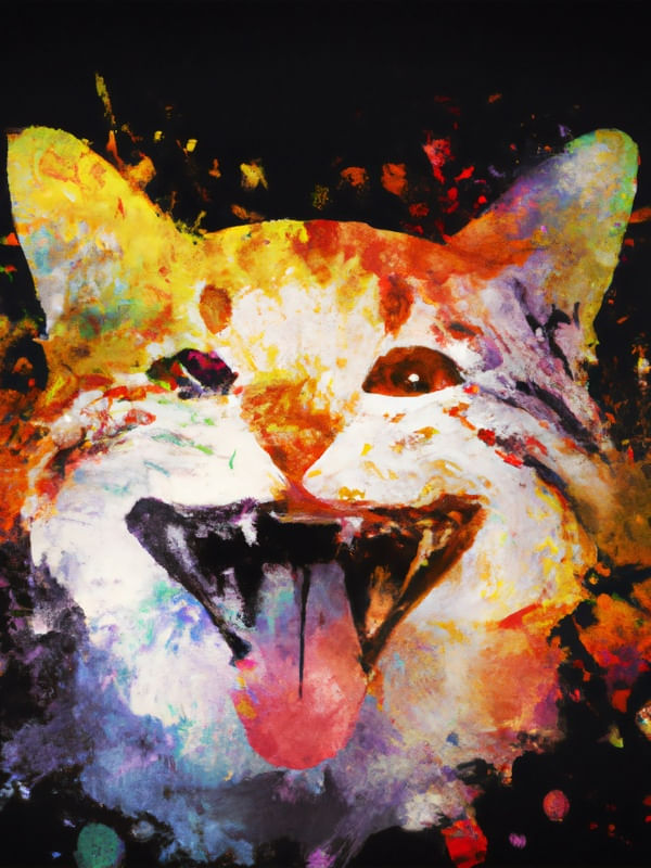 GATO AQUARELADO
