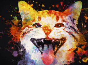 GATO AQUARELADO II