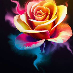ROSA AQUARELADA II