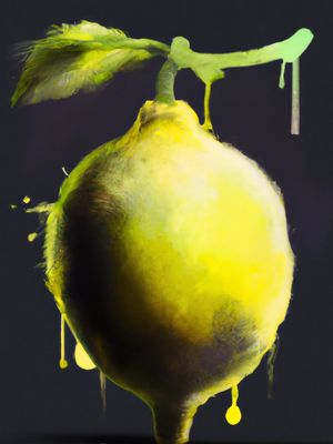 LIMÃO AQUARELADO I