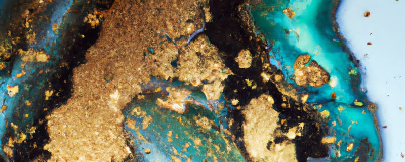 OURO E PRATA ABSTRATO II