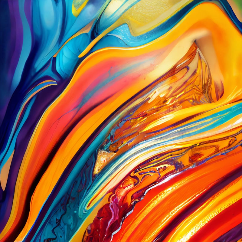 ABSTRATO ORANGE I