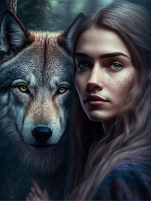 MULHER E O LOBO