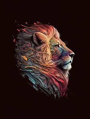 COLORED LION
