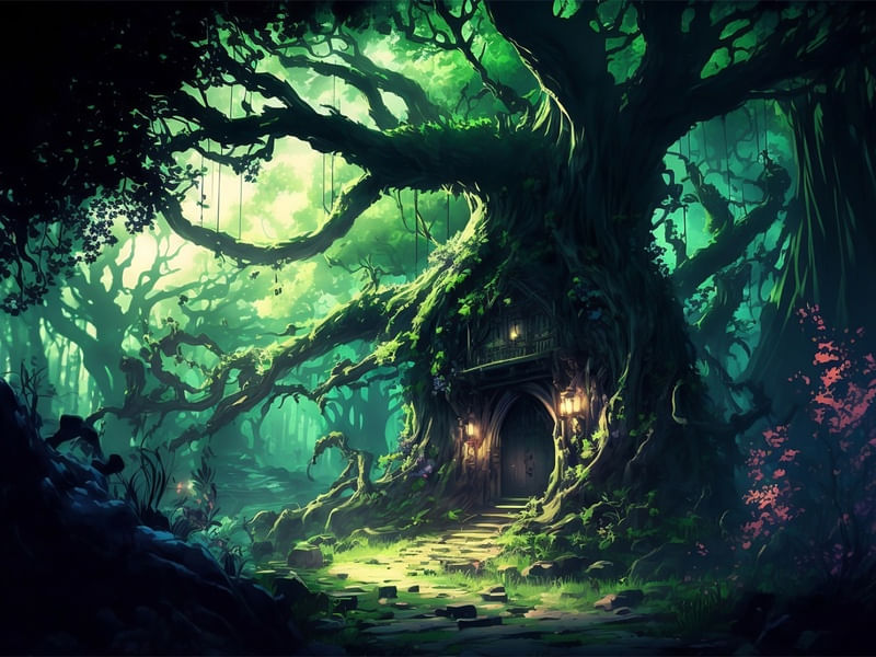 CASA NA ARVORE DA FANTASIA