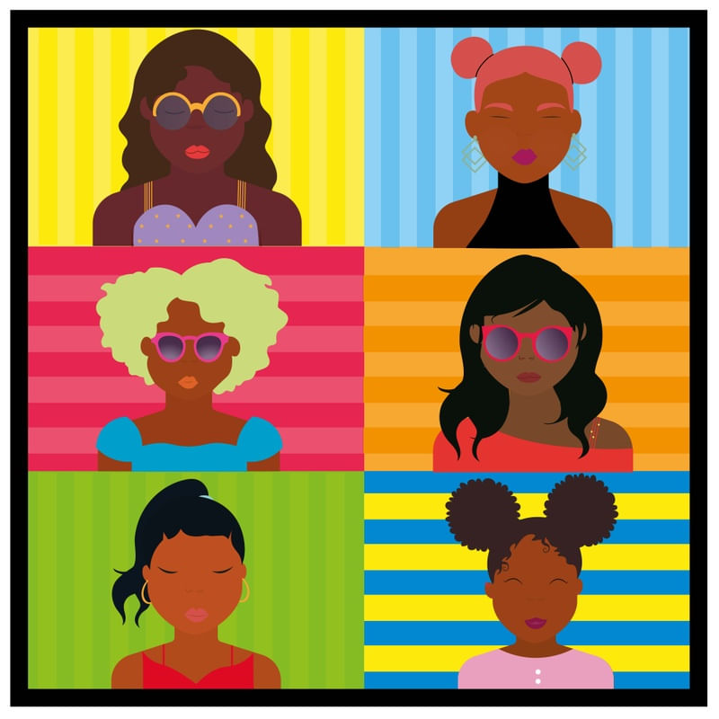 QUADRO GAROTAS ESTILOSAS 02