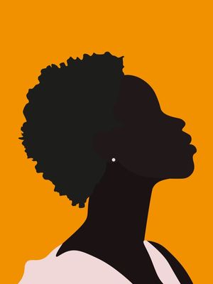 MULHER DE PERFIL