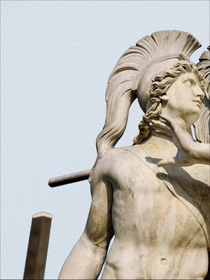 OS GUERREIROS ESPARTE ESCULTURA 01