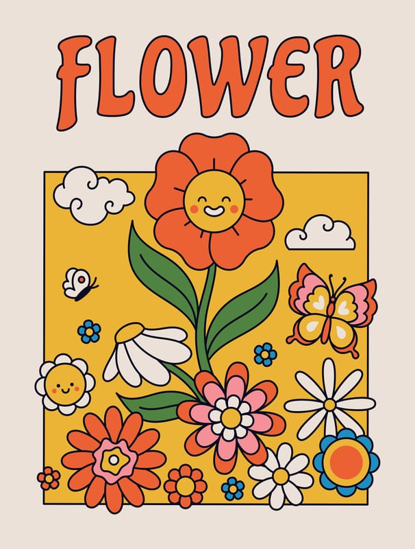 RETRO FLOWER