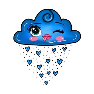 NUVEM AZUL FOFA