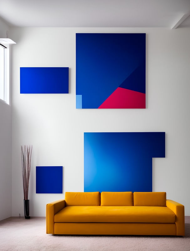 AZUL NA ARTE A ARTE NA ARTE