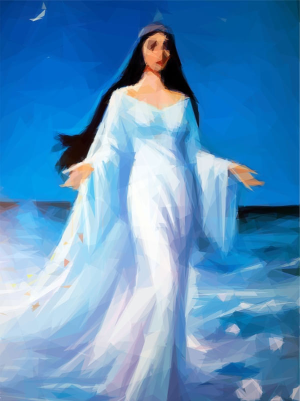 IEMANJÁ - RAINHA DO MAR - GEOMETRIA TRIANGULAR