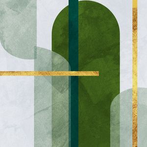 QUADRO DECORATIVO GEOMETRICOS APR - 71A -Q