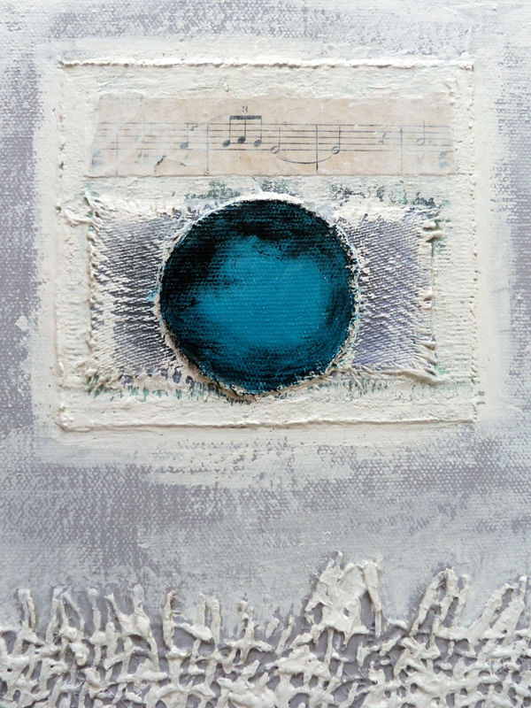 SÉRIE LUA - FRAGMENTO DE PINTURA POR HELOISA PACHECO