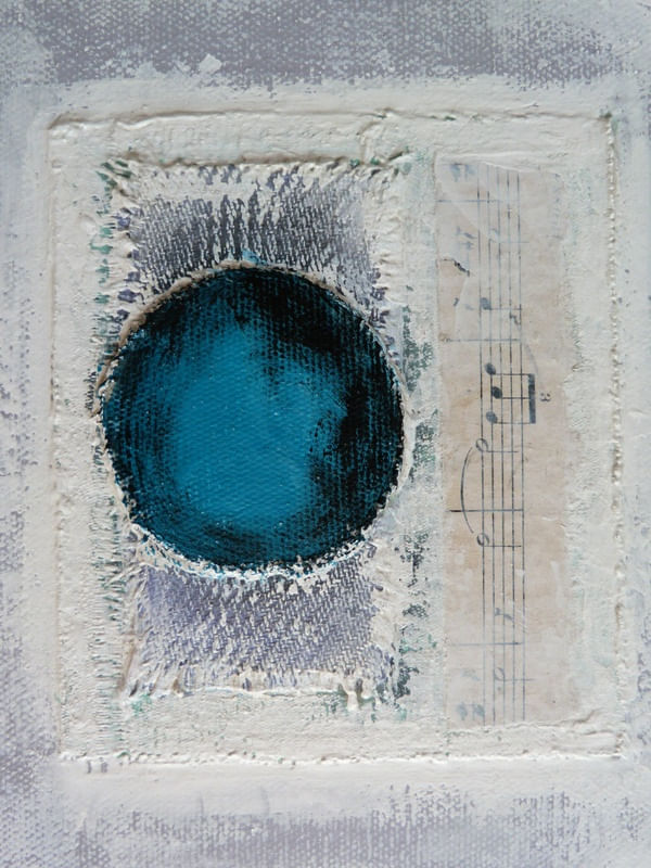 SÉRIE LUA - FRAGMENTO DE COLAGEM E PINTURA DE OBRA ORIGINAL POR HELOISA PACHECO C04