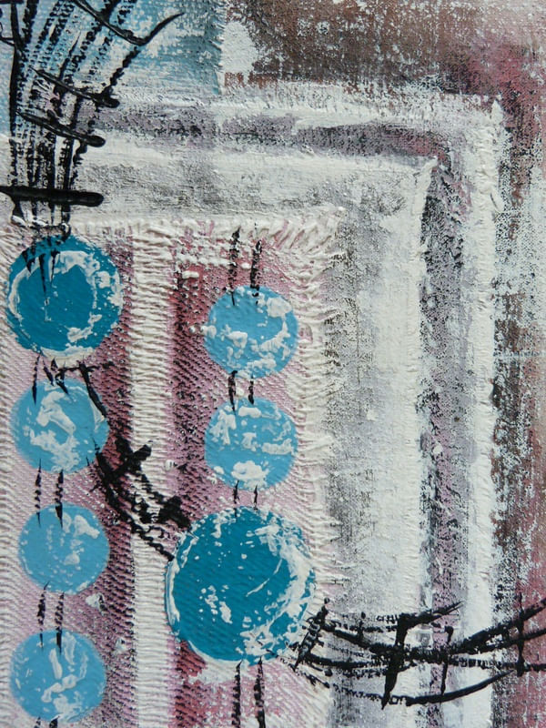 SÉRIE LUA - FRAGMENTO DE COLAGEM E PINTURA DE OBRA ORIGINAL POR HELOISA PACHECO C07