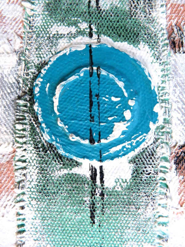 SÉRIE LUA - FRAGMENTO DE COLAGEM E PINTURA DE OBRA ORIGINAL POR HELOISA PACHECO C010