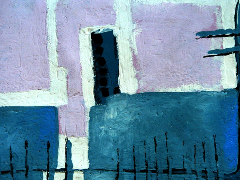 SÉRIE AZUIS-FRAGMENTO DE PINTURA ORIGINAL POR HELOISA PACHECO P03