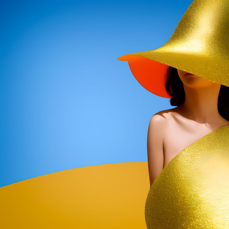 A MULHER DE CHAPÉU DOURADO