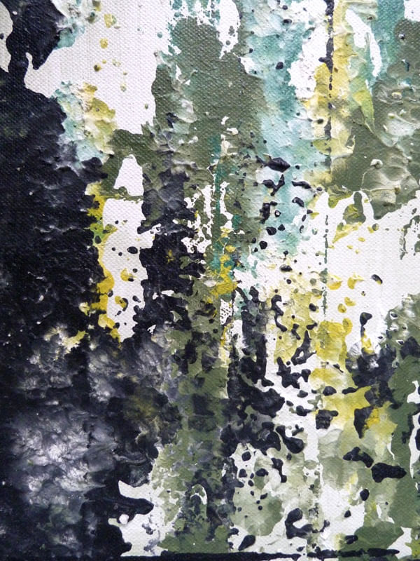 NUANCES VERDES-FRAGMENTOS DE PINTURA ORIGINAL POR HELOISA PACHECOP19
