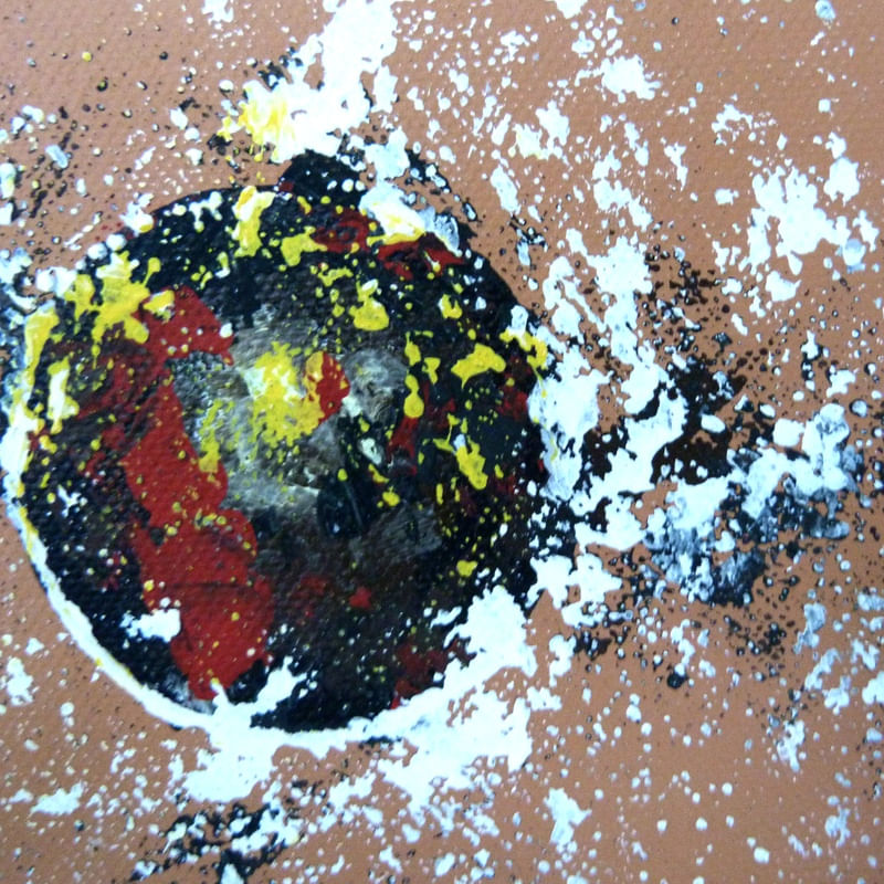 BOLA VI - FRAGMENTO DE PINTURA ORIGINAL POR HELOISA PACHECO P28