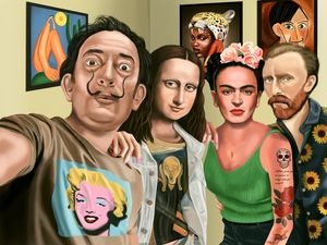 SELFIE NO MUSEU