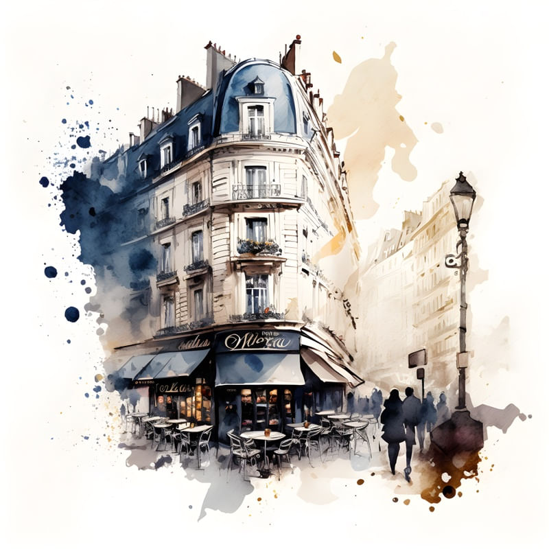 AQUARELA DE PARIS BY AI
