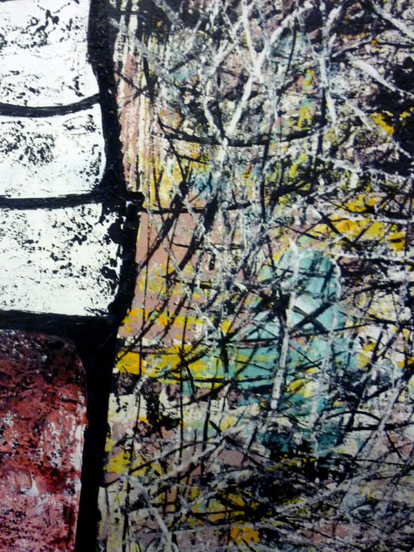 ABSTRATO III - FRAGMENTO DE OBRA ORIGINAL - ACRÍLICA SOBRE TELA POR HELOISA PACHECO