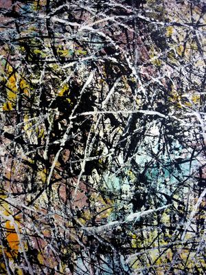 ABSTRATO VI - FRAGMENTO DE OBRA ORIGINAL - ACRÍLICA SOBRE TELA POR HELOISA PACHECO