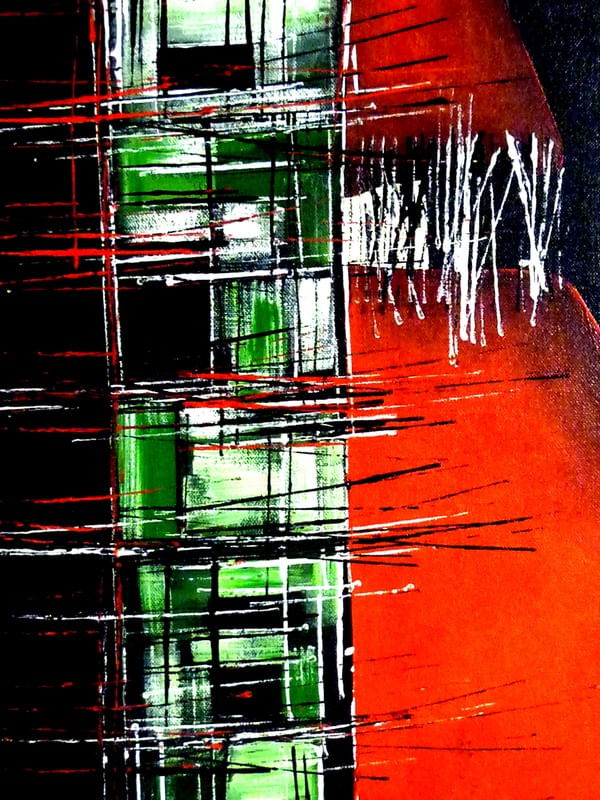 ABSTRATO IX - FRAGMENTO DE OBRA ORIGINAL - ACRÍLICA SOBRE TELA POR HELOISA PACHECO