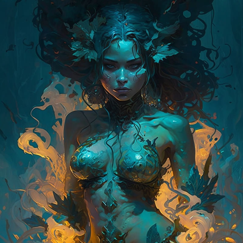 DEUSA VERDE