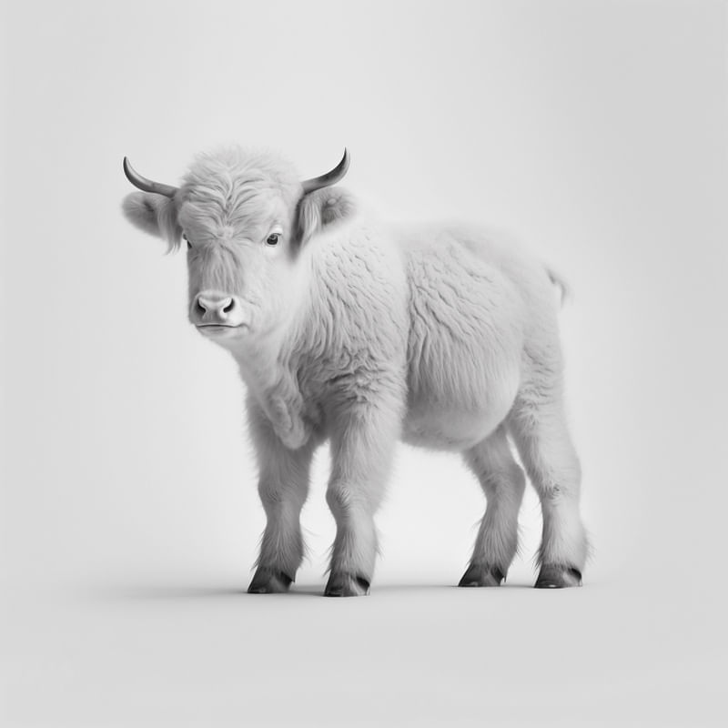 BABY BUFALO ALBINO - BY IA