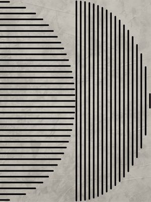 QUADRO DECORATIVO COM LINHAS - GEOMETRICO LINHAS - 132B