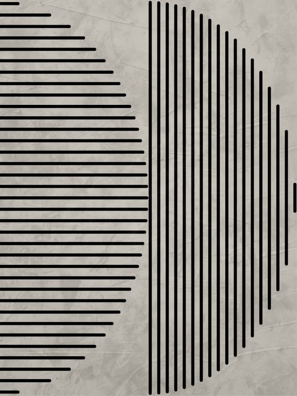 QUADRO DECORATIVO COM LINHAS - GEOMETRICO LINHAS - 132B