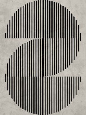 QUADRO DECORATIVO COM LINHAS - GEOMETRICO LINHAS - 132J