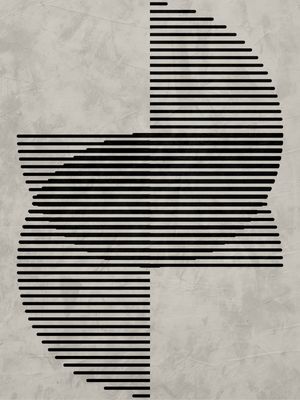 QUADRO DECORATIVO COM LINHAS - GEOMETRICO LINHAS - 132K